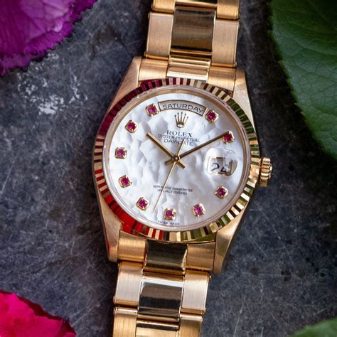 watches with ruby stones